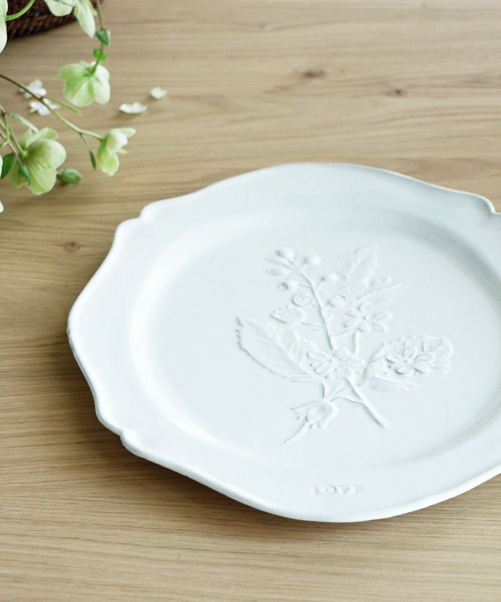 Astier de Villatte フルール スモールスーププレート | ブランドジュリエ